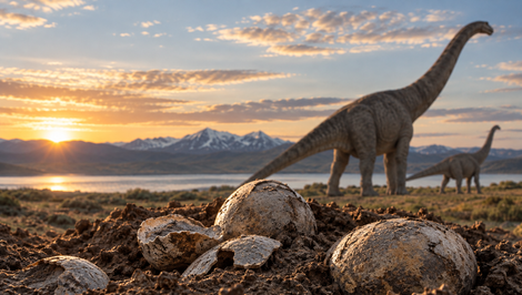 Vajcia obrovských dinosaurov našli na nečakanom mieste. Vedci zistili ešte jednu zaujímavosť