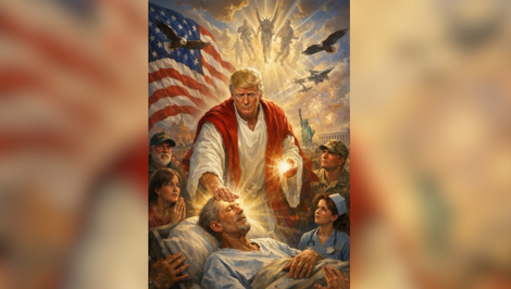 Po ostrých slovách na adresu pápeža Trump zverejnil obrázok, kde sa zobrazuje ako Ježiš