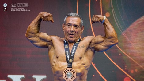 Legenda je späť! Kulturista Adam Cibuľa na Majstrovstvách Európy obsadil 5. miesto