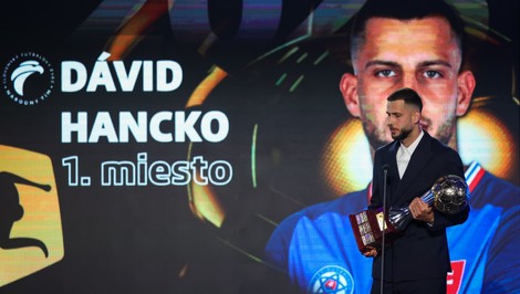 HANCKO premiérovo Futbalistom roka