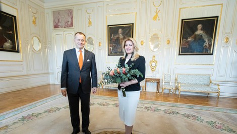 NAŽIVO: Boris Kollár po prijatí v prezidentskom paláci