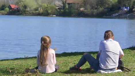 Krásne počasie vylákalo ľudí von. Teploty sa vyšplhali nad 22 stupňov