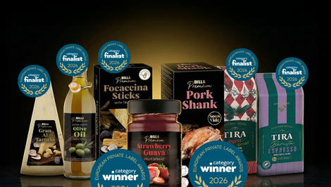 Fantastický úspech! Európsku súťaž kvality ovládli privátne značky BILLA