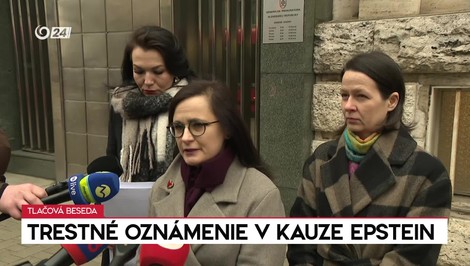 PS podáva trestné oznámenie v kauze Epstein. Vláde vyčíta cynizmus, žiada ochranu obetí