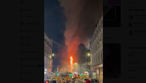 Plamene zasiahli hlavnú stanicu v Glasgowe, zrútila sa časť budovy