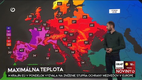 Počasie s Danielom CIBULOM