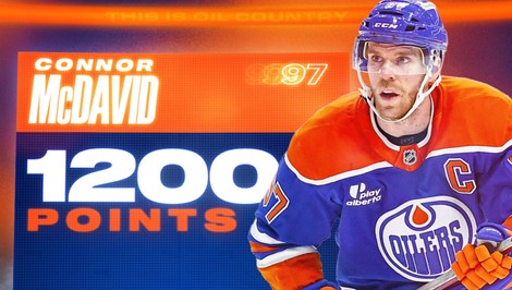 MCDAVID pokoril métu 1200 bodov