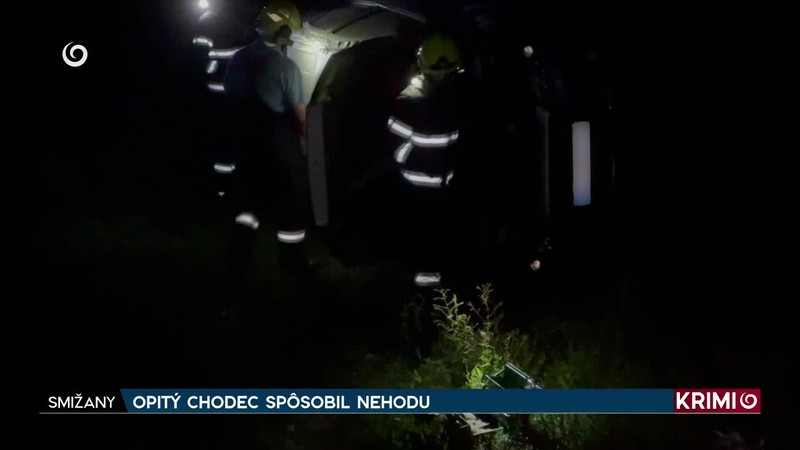 OPITÝ CHODEC SPÔSOBIL NEHODU