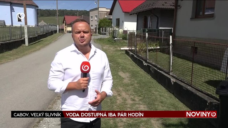 VODA DOSTUPNÁ IBA PÁR HODÍN