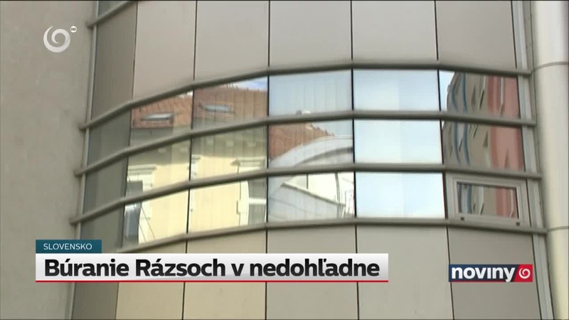 Búranie Rázsoch v nedohľadne