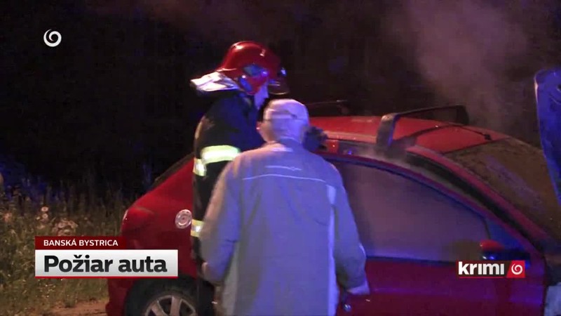 Požiar auta