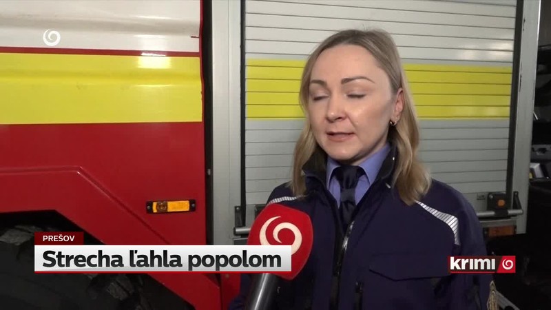 Strecha ľahla popolom