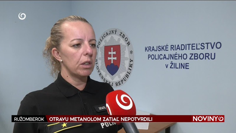 OTRAVU METANOLOM ZATIAĽ NEPOTVRDILI