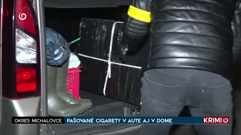 PAŠOVANÉ CIGARETY V AUTE AJ V DOME