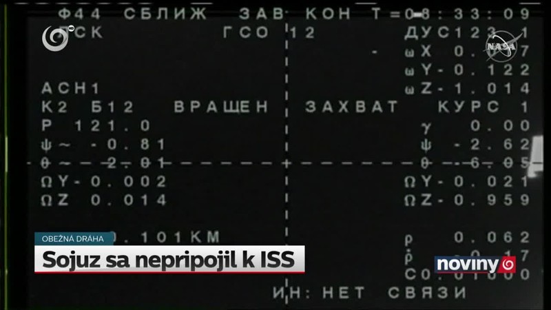 Sojuz sa nepripojil k ISS