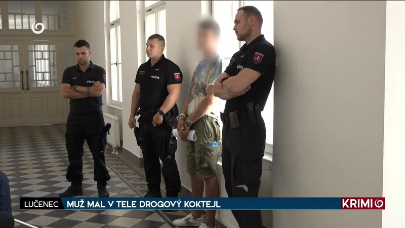 MUŽ MAL V TELE DROGOVÝ KOKTEJL