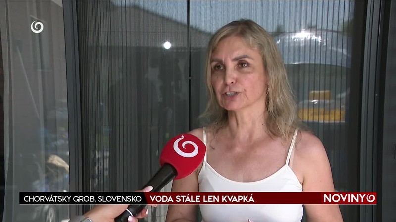 VODA STÁLE LEN KVAPKÁ