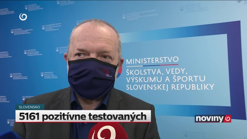 5161 pozitívne testovaných