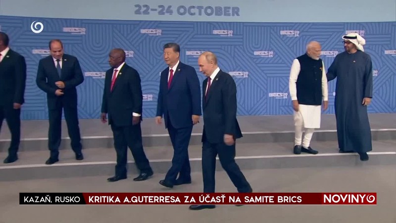 KRITIKA A.GUTERRESA ZA ÚČASŤ NA SAMITE BRICS