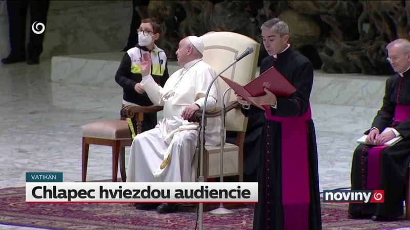 Chlapec hviezdou audiencie