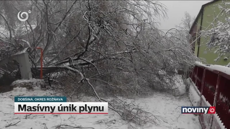 Masívny únik plynu