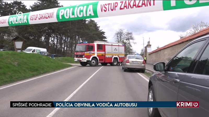 POLÍCIA OBVINILA VODIČA AUTOBUSU
