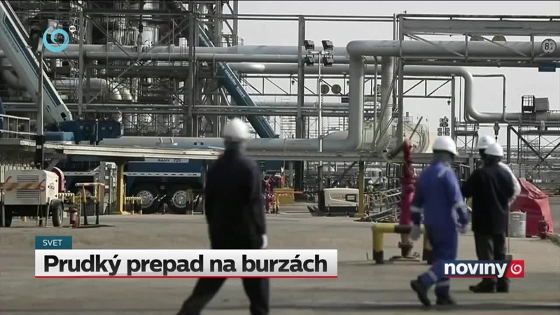 Prudký prepad na burzách