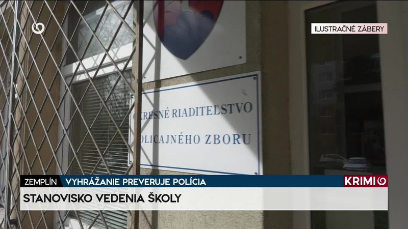 VYHRÁŽANIE PREVERUJE POLÍCIA