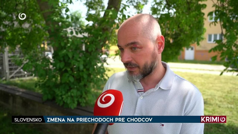 ZMENA NA PRIECHODOCH PRE CHODCOV