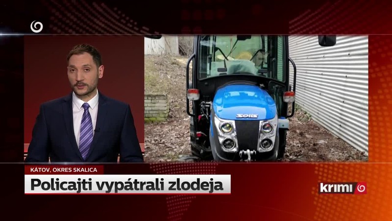 Policajti vypátrali zlodeja