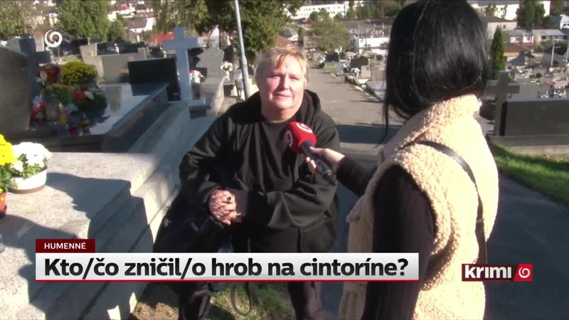 Kto/čo zničil/o hrob na cintoríne?