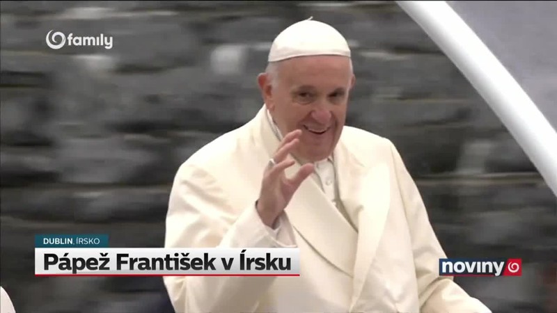 Pápež František v Írsku