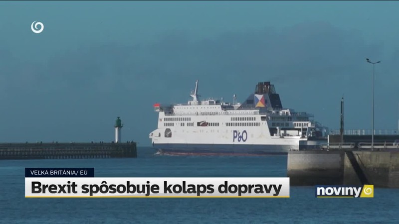 Brexit spôsobuje kolaps dopravy