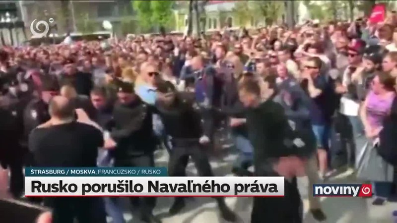 Rusko porušilo Navaľného práva