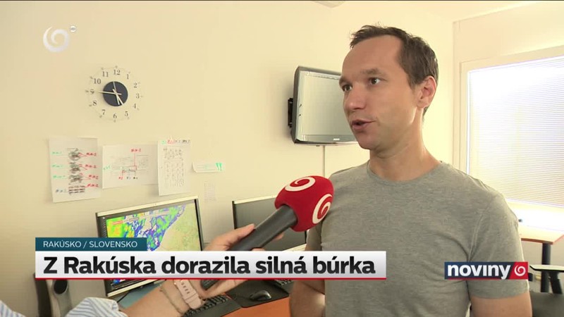Z Rakúska dorazila silná búrka