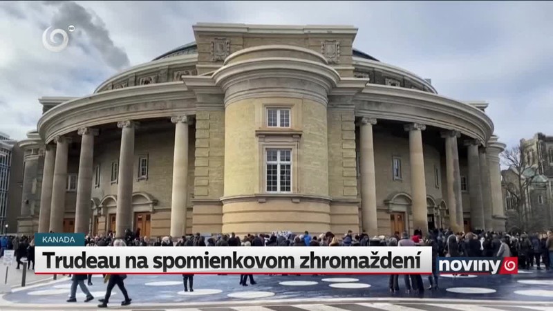Trudeau na spomienkovom zhromaždení