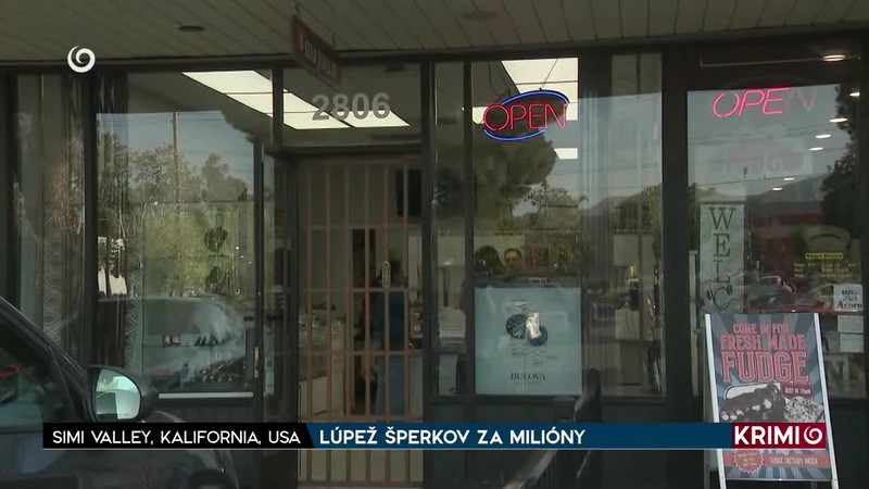 LÚPEŽ ŠPERKOV ZA MILIÓNY