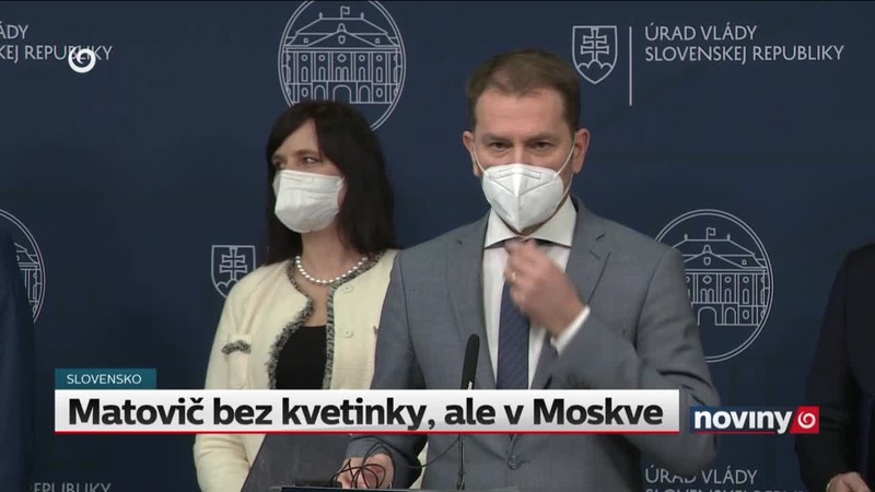 Matovič bez kvetinky, ale v Moskve