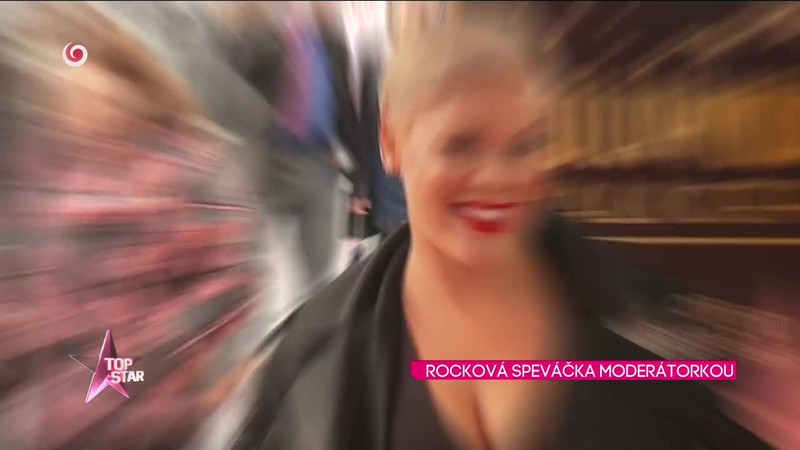 Rocková speváčka moderátorkou