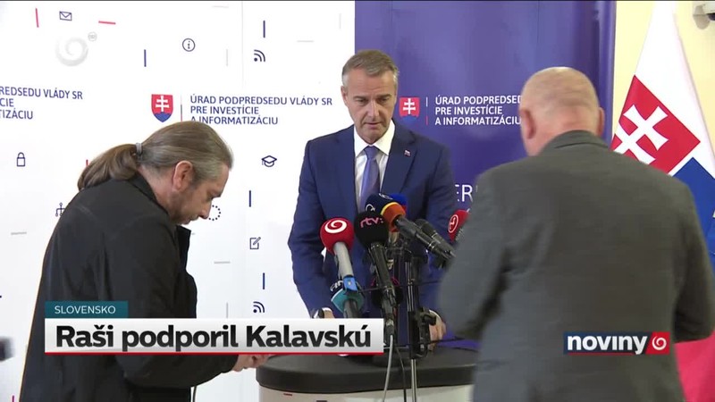 Raši podporil Kalavskú