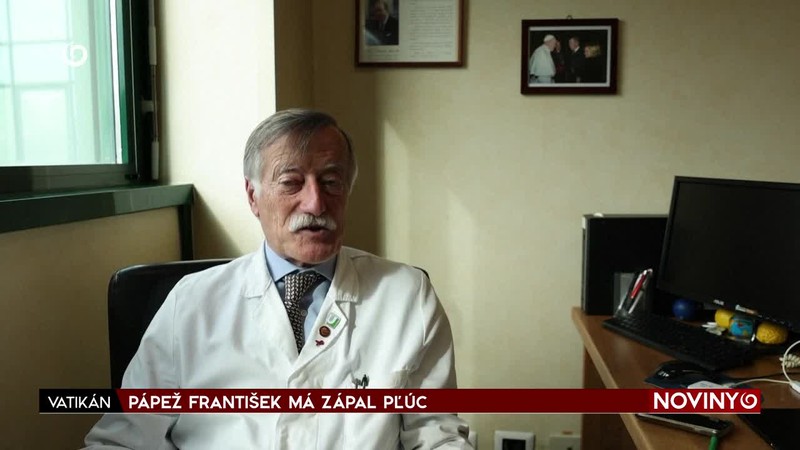 PÁPEŽ FRANTIŠEK MÁ ZÁPAL PĽÚC