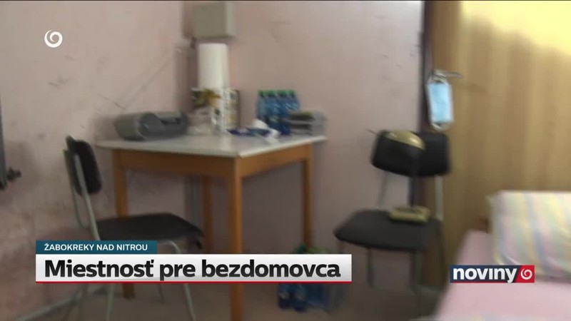 Miestnosť pre bezdomovca