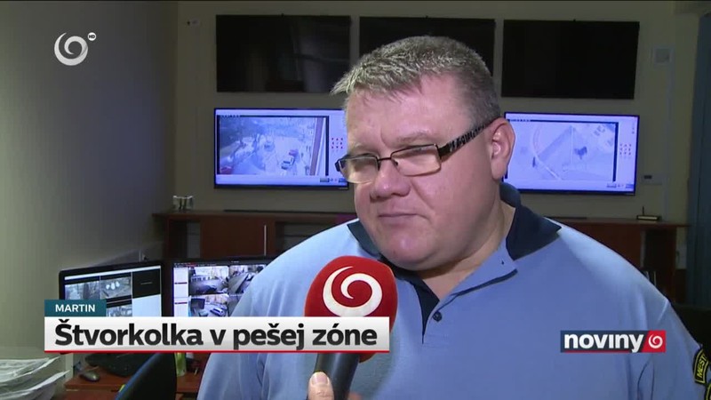 Štvorkolka v pešej zóne