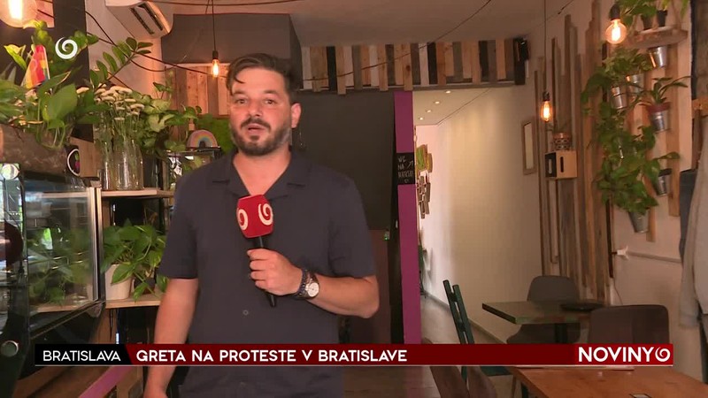 GRETA NA PROTESTE V BRATISLAVE
