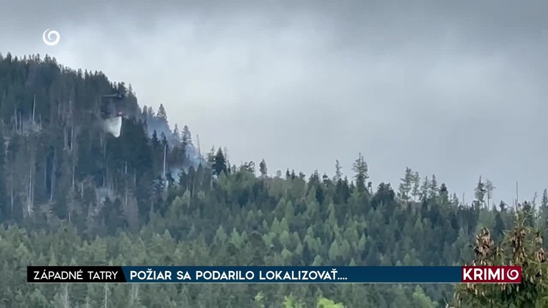 POŽIAR SA PODARILO LOKALIZOVAŤ....