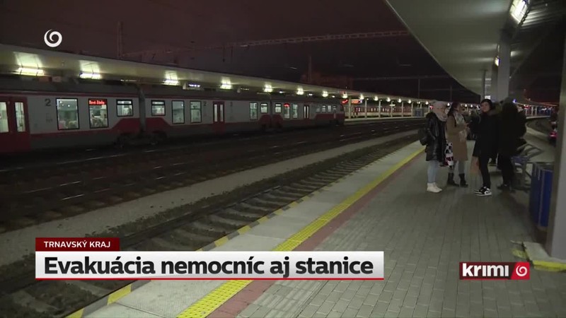 Evakuácia nemocníc aj stanice