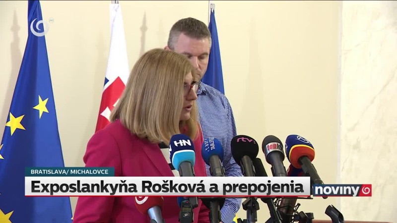 Exposlankyňa Rošková a prepojenia