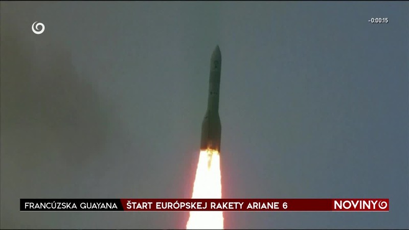 ŠTART EURÓPSKEJ RAKETY ARIANE 6