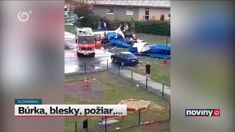 Búrka, blesky, požiar,...