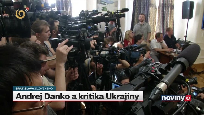 Andrej Danko a kritika Ukrajiny